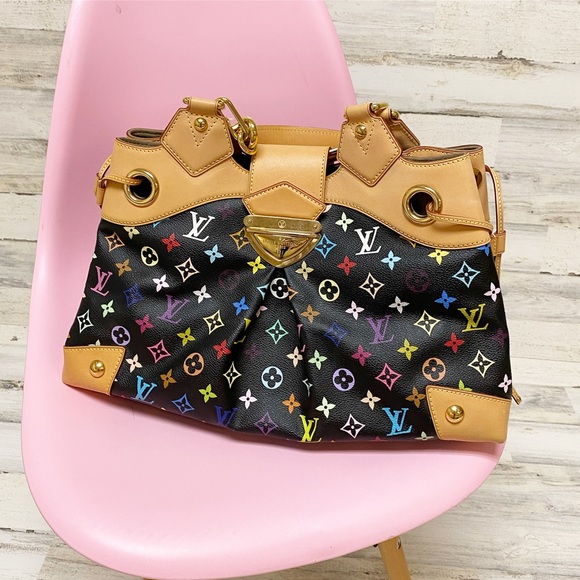Louis Vuitton Handbags - 🖤BLACK MURAKAMI🖤Louis Vuitton Ursula black multicolore bag